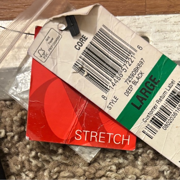 Style & Co NWT Woman L Black Cropped Pants with Drawstring Lightweight Brand New - Picture 3 of 10